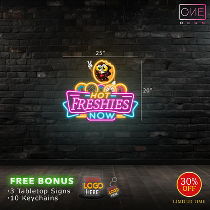 HOT FRESHIES NOW | LED Neon Sign