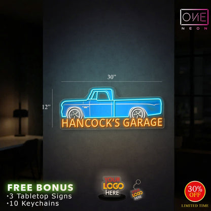 Hancock's Garage  | LED Neon Sign