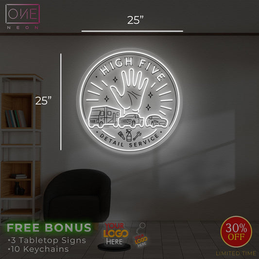 HIGH FIVE | LED Neon Sign