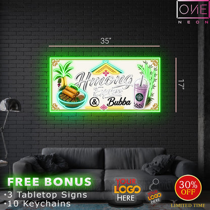 Hmong Express & Bubba | LED Neon Sign