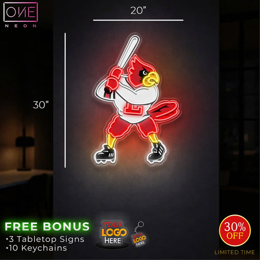 Enseigne néon LED œuvre d'art Tatoueur