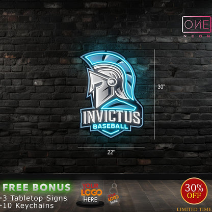 INVICTUS BASEBALL  | LED Neon Sign