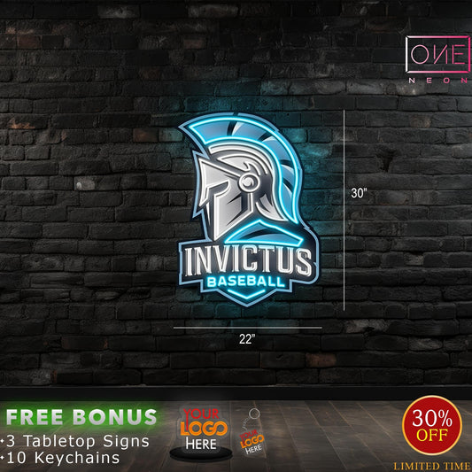 INVICTUS BASEBALL  | LED Neon Sign