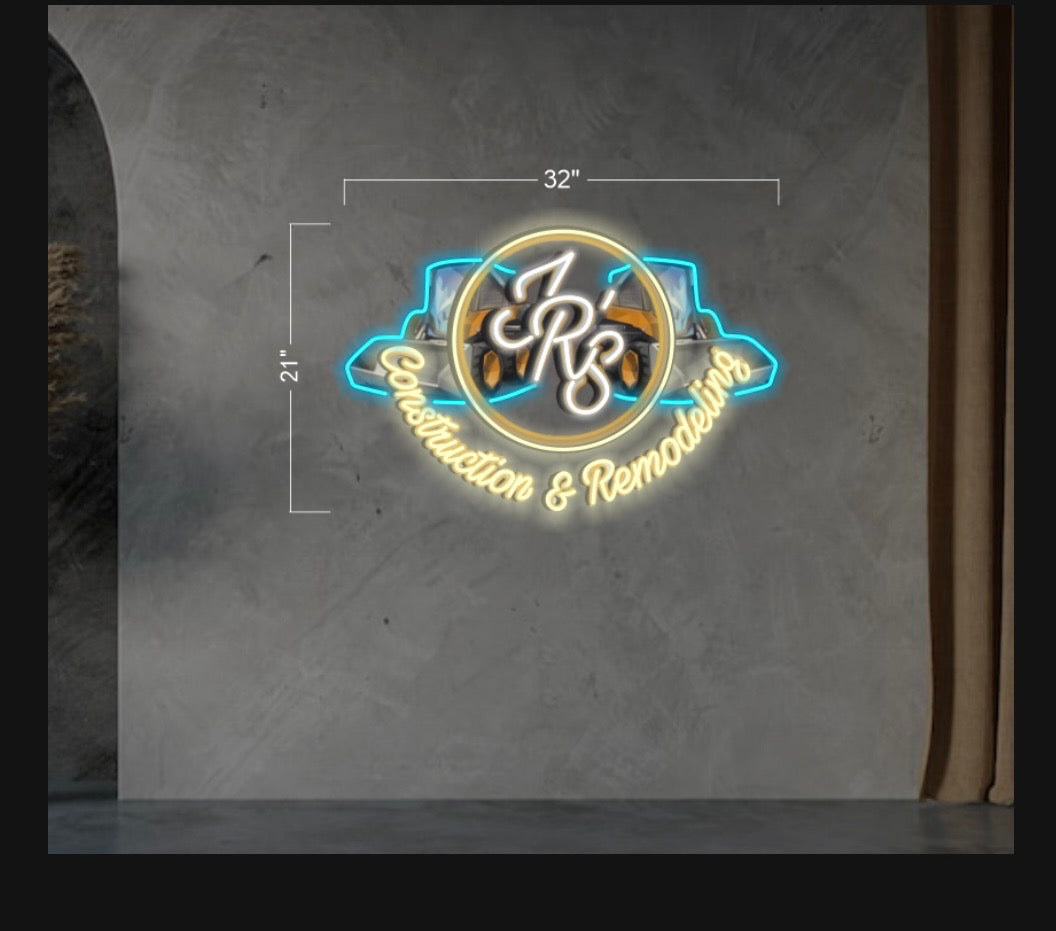 JRS Construction & remodeling | LED Neon Sign