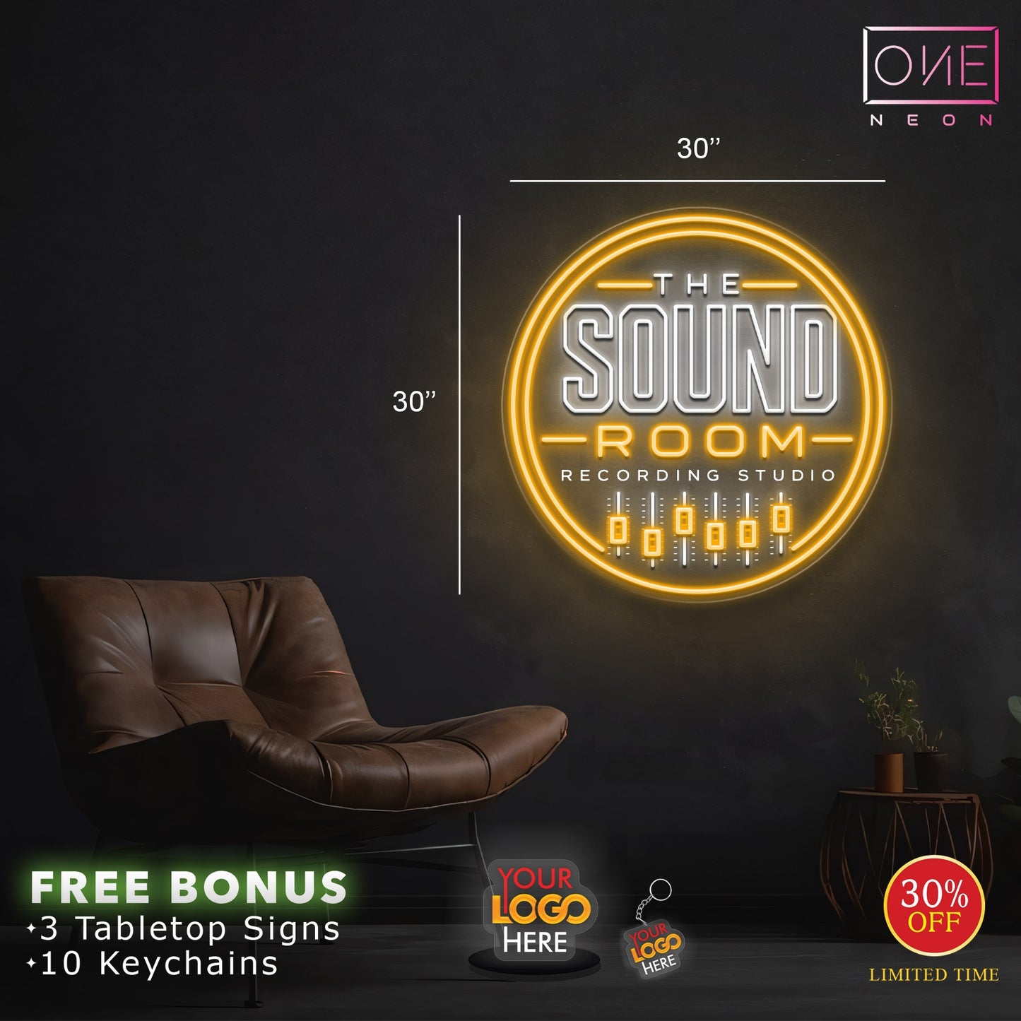 The Sound Room| LED Neon Sign