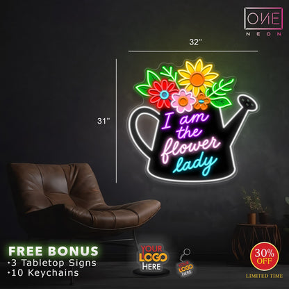 Enseigne néon LED œuvre d'art Tatoueur