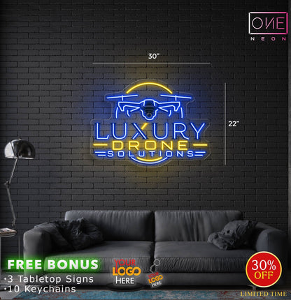Enseigne néon LED œuvre d'art Tatoueur