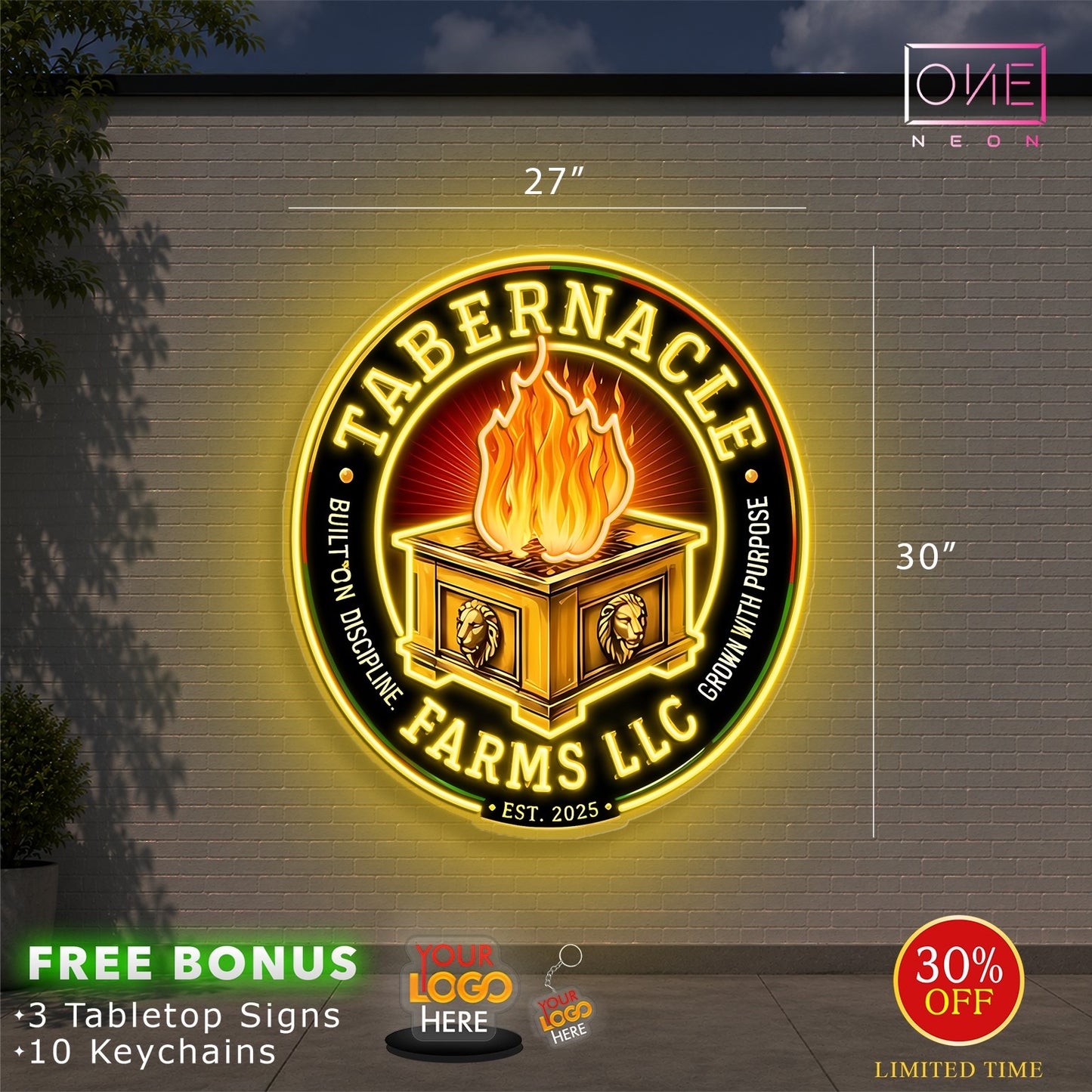 TABERNACLE | LED Neon Sign