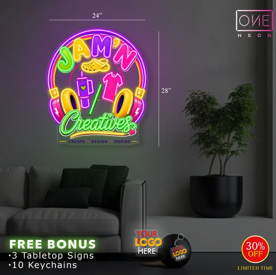JAM'N Creatives | LED Neon Sign