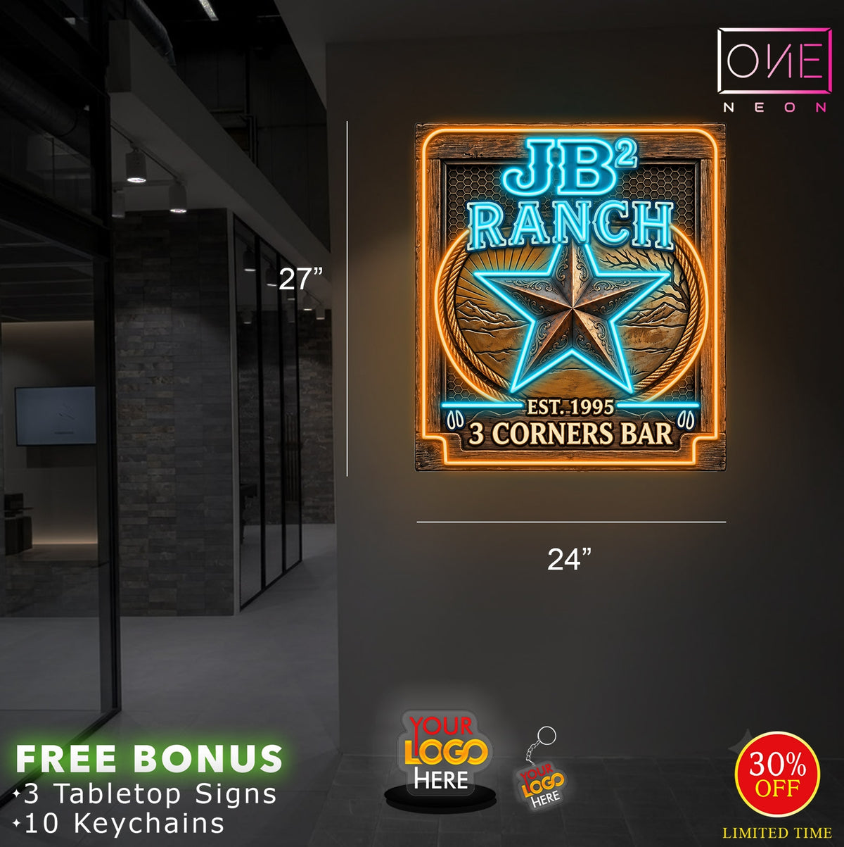 JB2 Ranch | LED Neon Sign