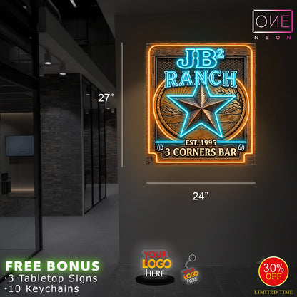 JB2 Ranch | LED Neon Sign