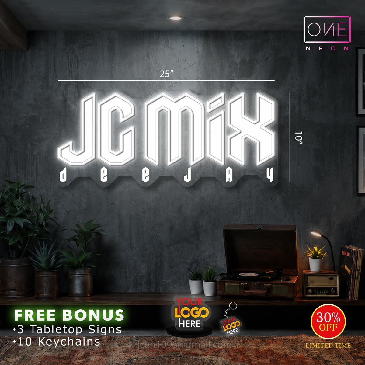 JC MIX | LED Neon Sign