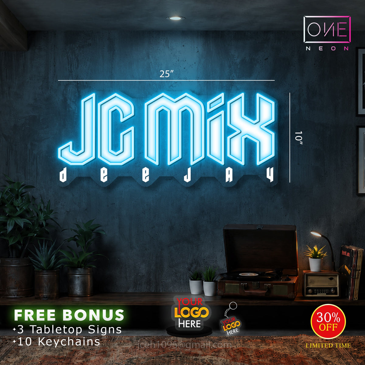 JC MIX | LED Neon Sign