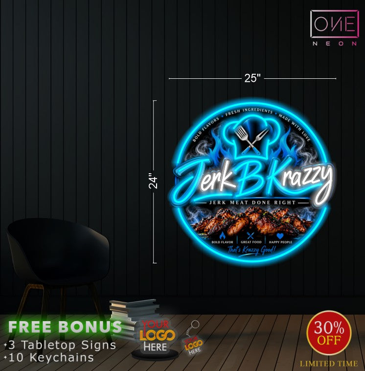 Jerk B Krazzy | LED Neon Sign