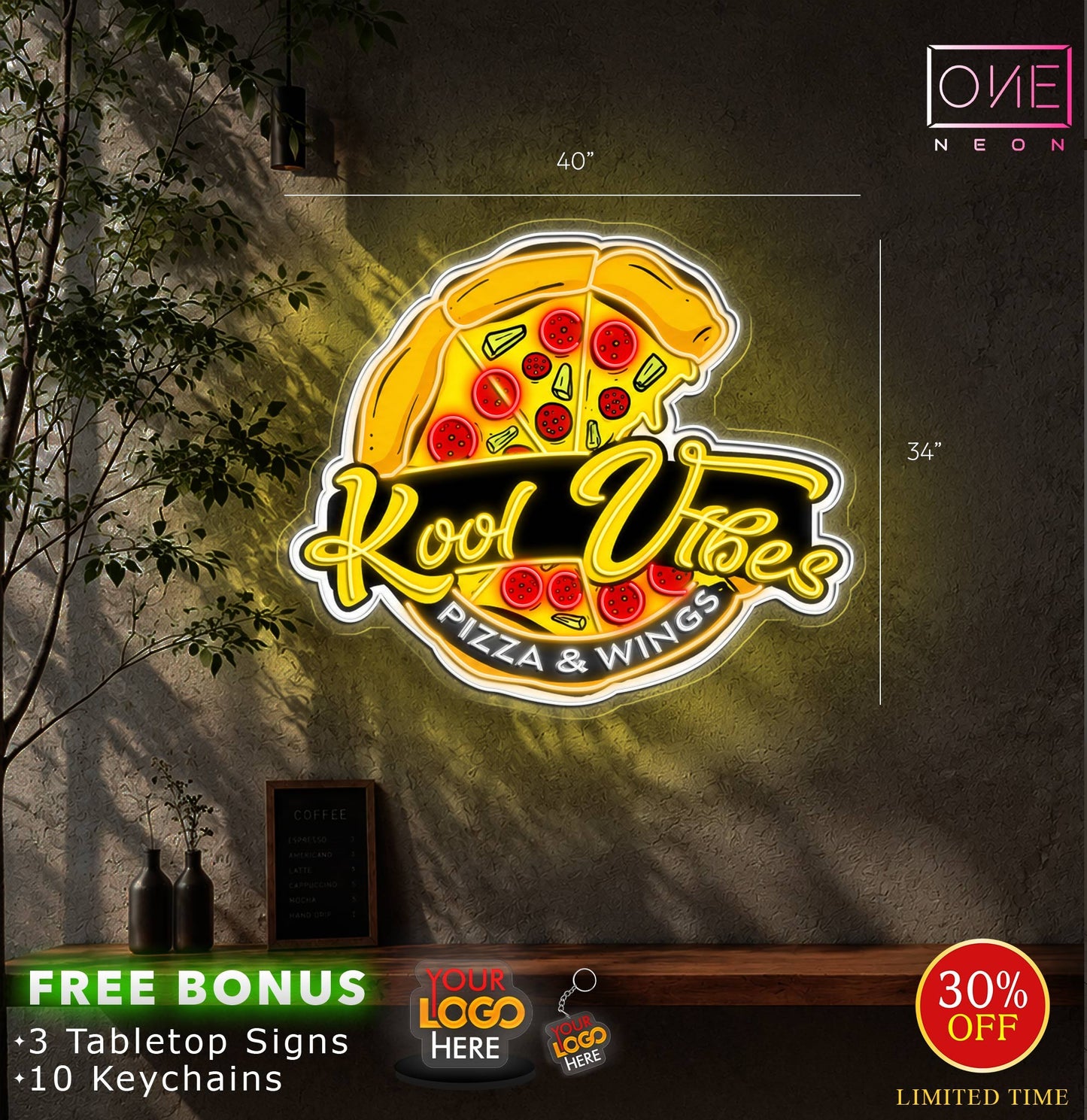 Kool Vibes | LED Neon Sign (Waterproof)