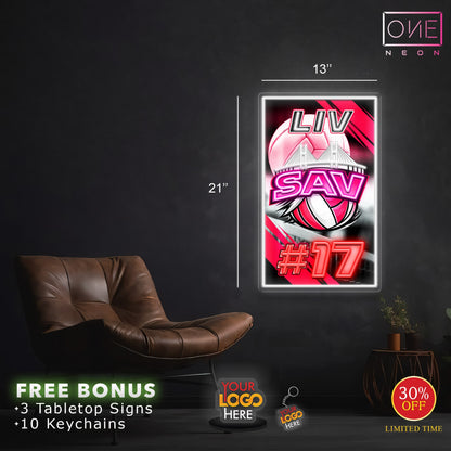 Enseigne néon LED œuvre d'art Tatoueur