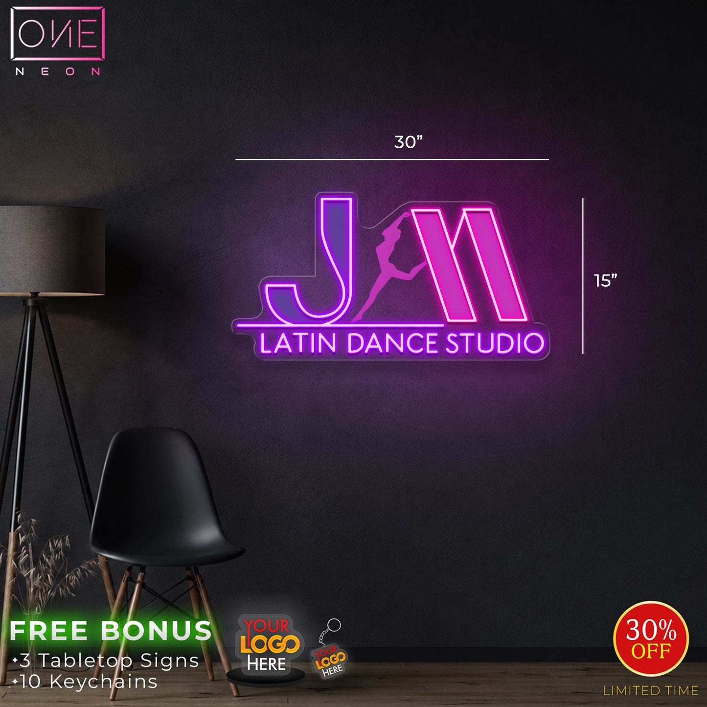 Latin Dance Studio | LED Neon Sign