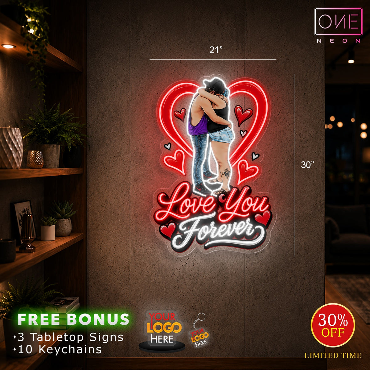 Love You Forever | LED Neon Sign