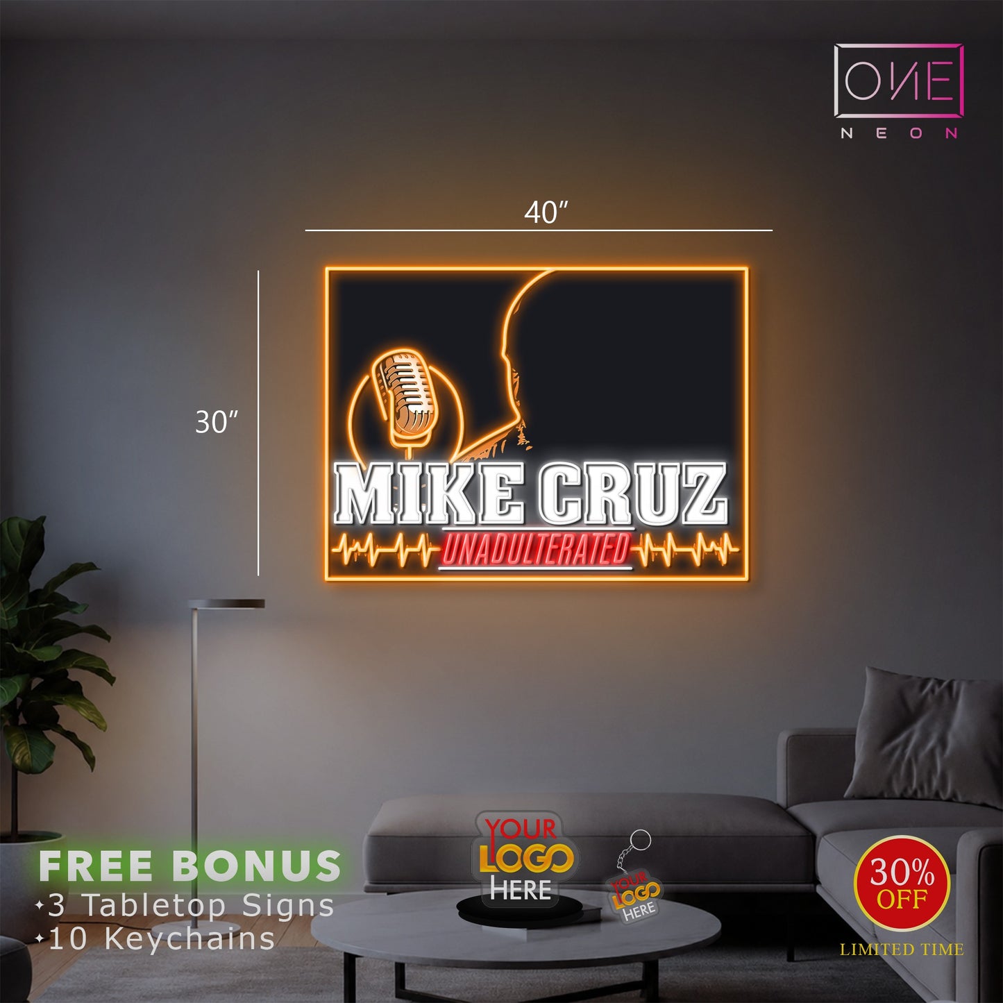 MIKE CRUZ | LED Neon Sign