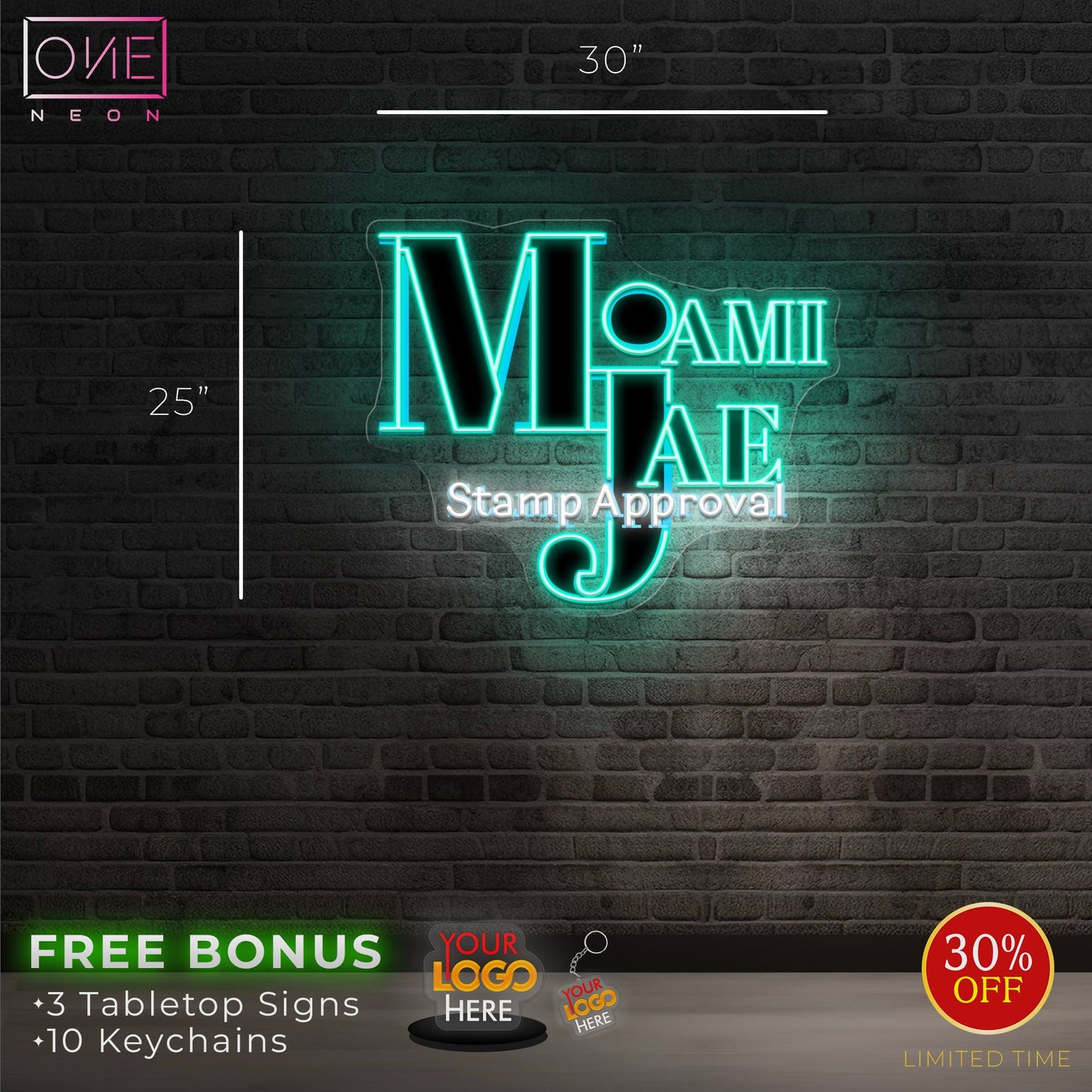 Stamp Approval | LED Neon Sign