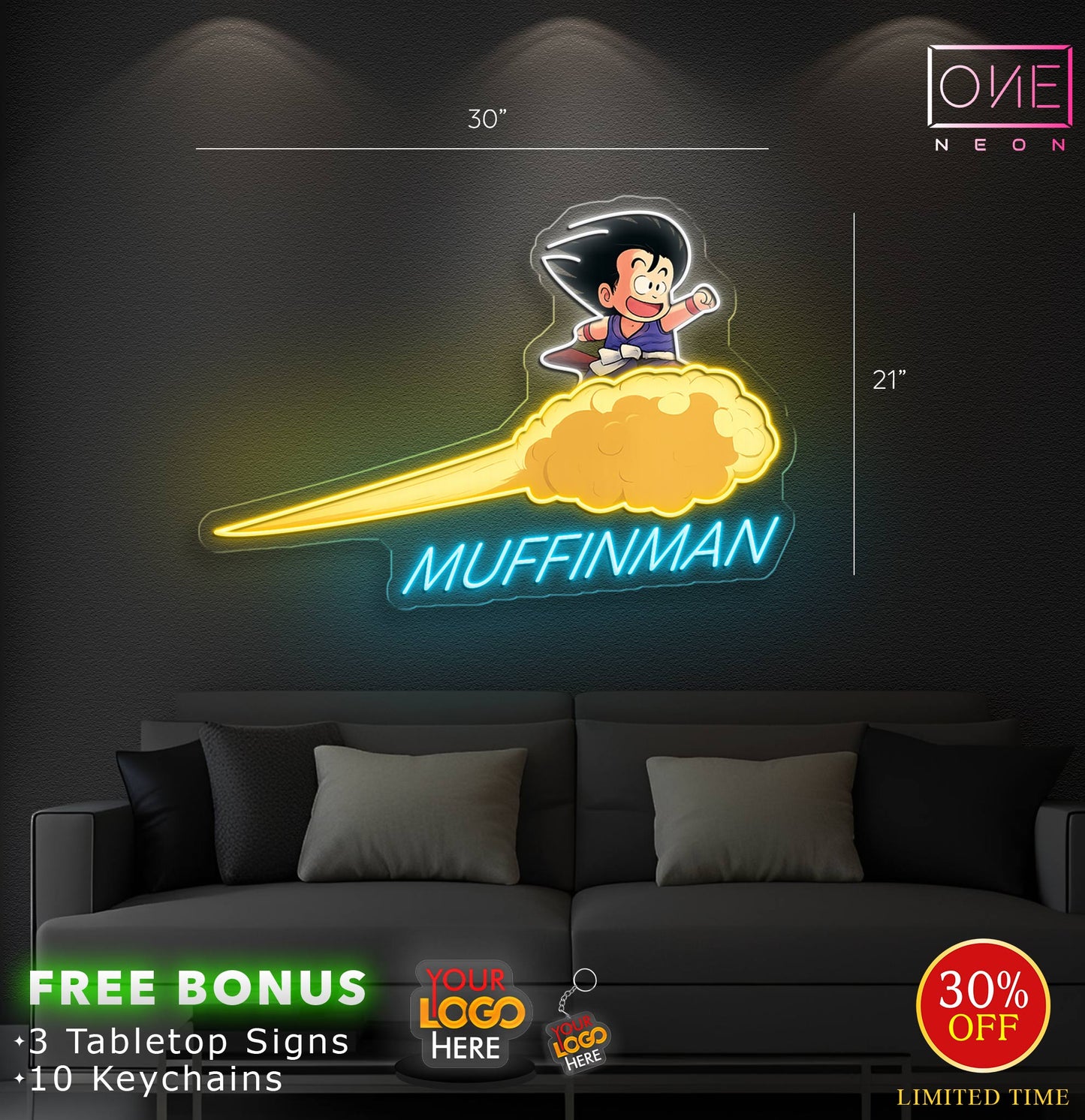 MUFFINMAN | LED Neon Sign