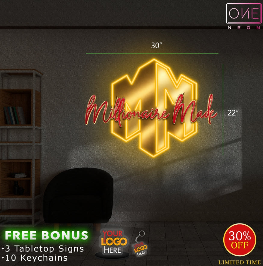 Millionaire Made | LED Neon Sign