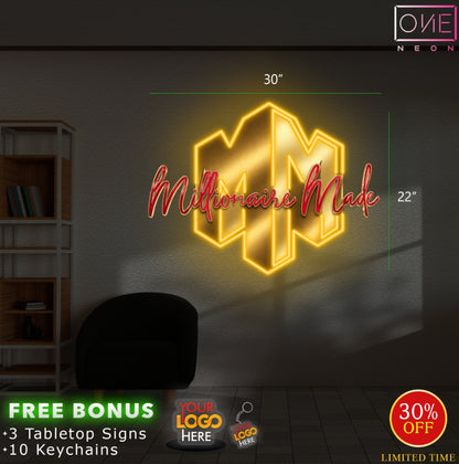 Millionaire Made | LED Neon Sign