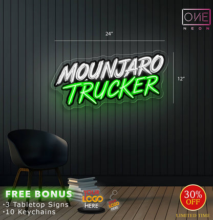 Mounjaro Trucker | LED Neon Sign