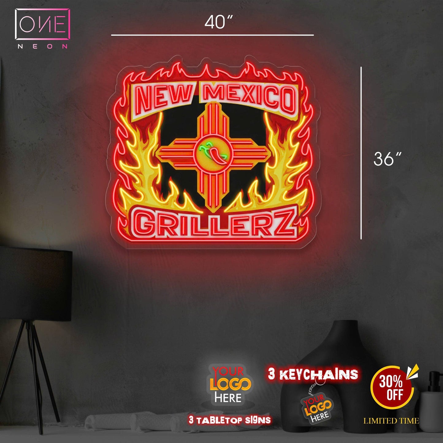 NEW MEXICO GRILLERZ | LED Neon Sign