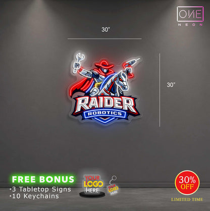RAIDER | LED Neon Sign