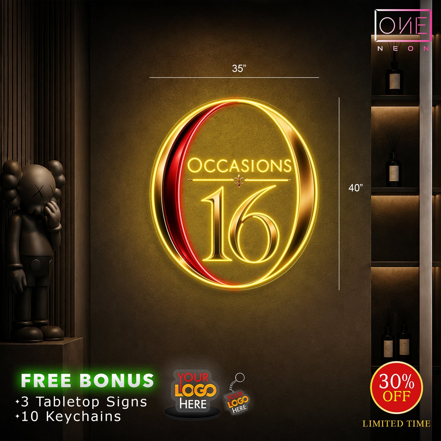 OCCASIONS 16 | LED Neon Sign