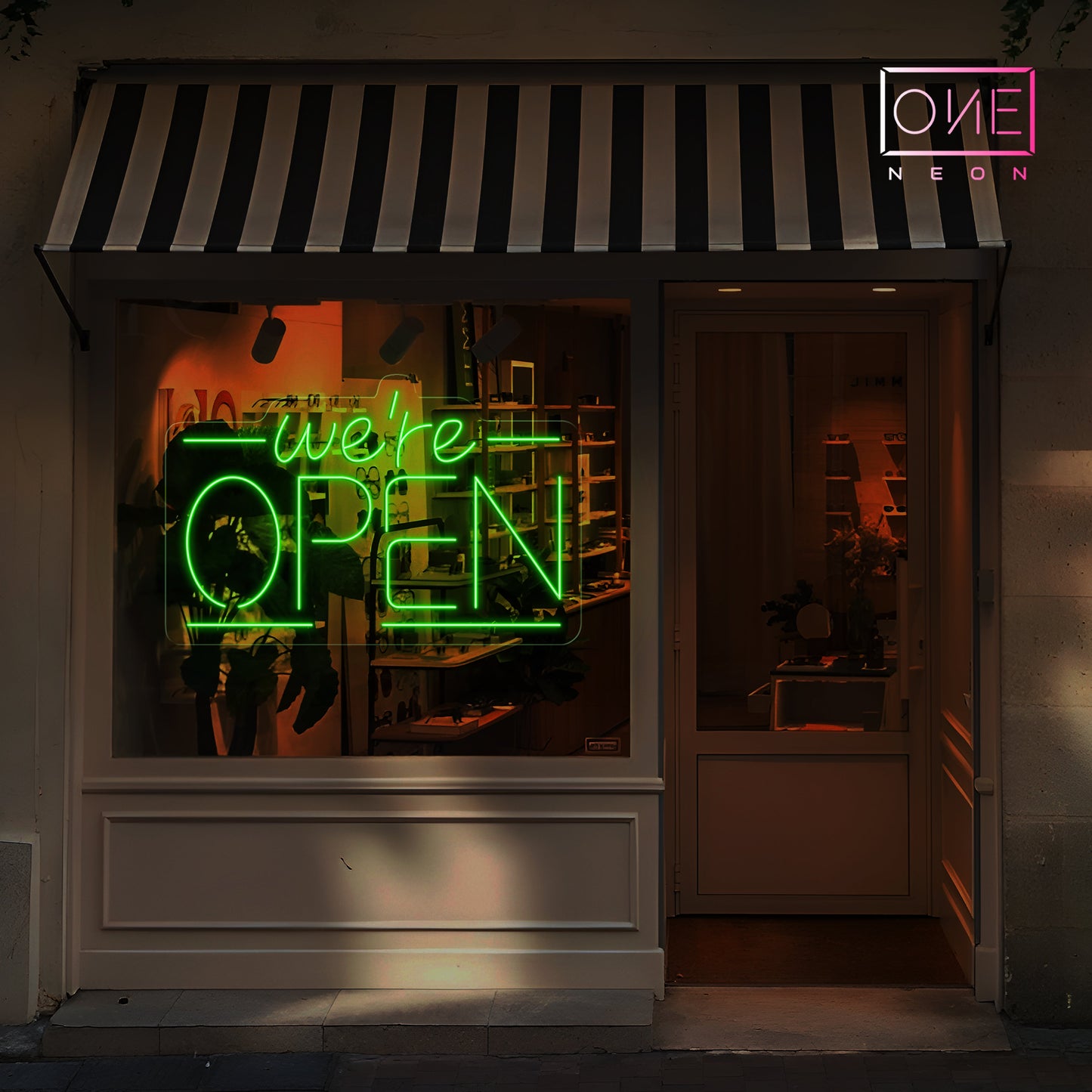 We're Open Led Neon Sign