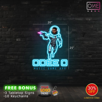 Odee O music game app | LED Neon Sign