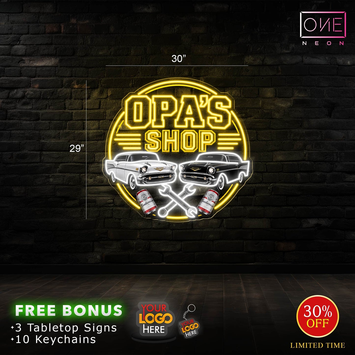 OPA'S SHOP | LED Neon Sign