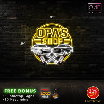 OPA'S SHOP | LED Neon Sign