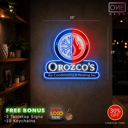 Orozco's Air Conditioning & Heating Inc | LED Neon Sign