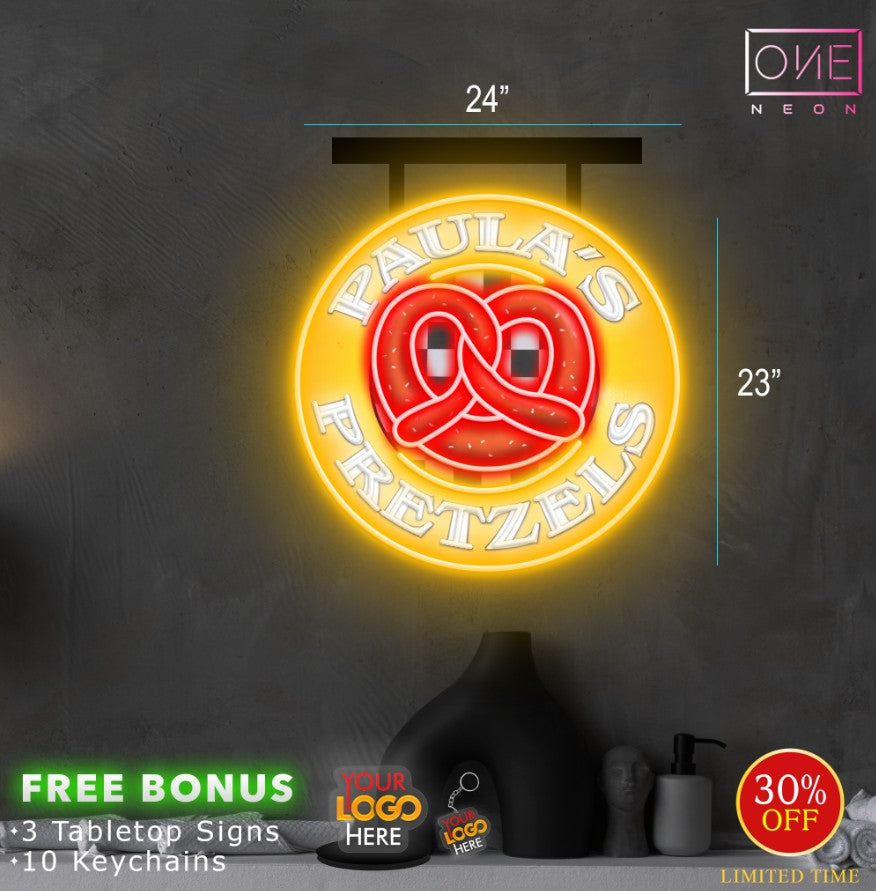 Enseigne néon LED œuvre d'art Tatoueur