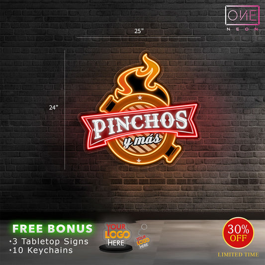 PINCHOS y mas | LED Neon Sign