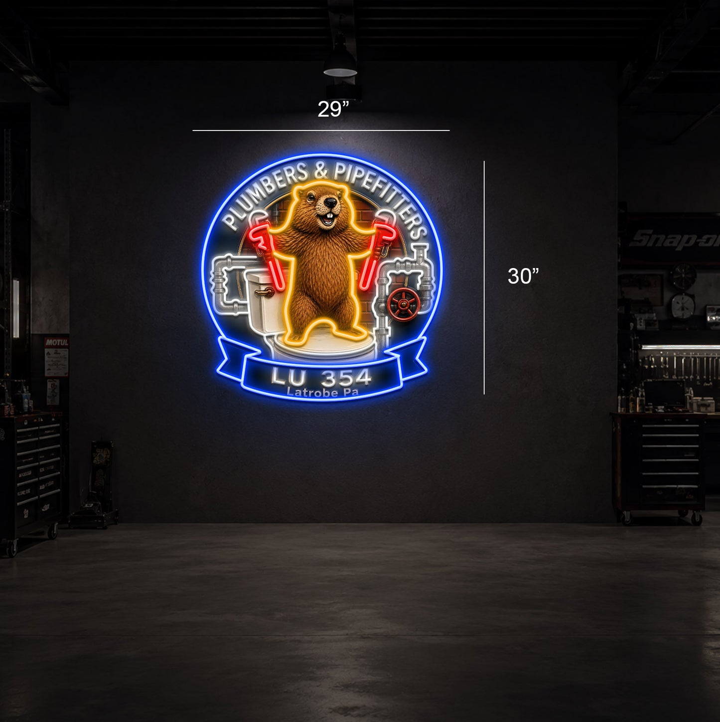 PLUMBERS & PIPEFITTERS | LED Neon Sign