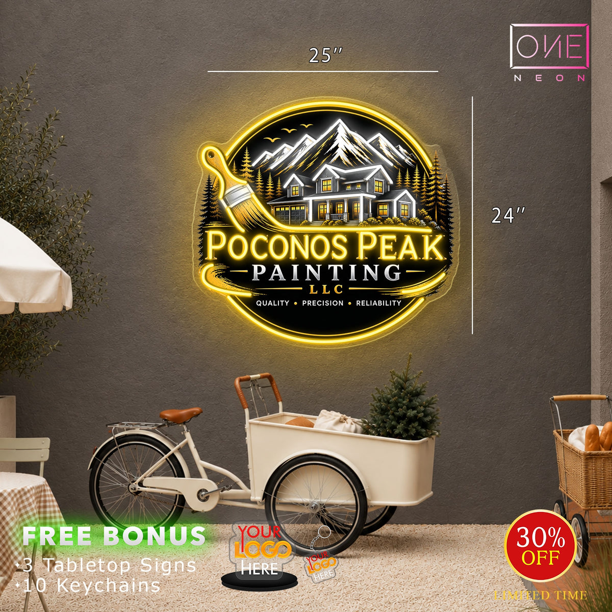 POCONOS PEAK PAINTING LLC | LED Neon Sign