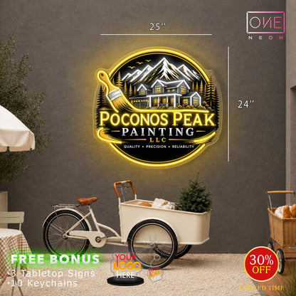 POCONOS PEAK PAINTING LLC | LED Neon Sign