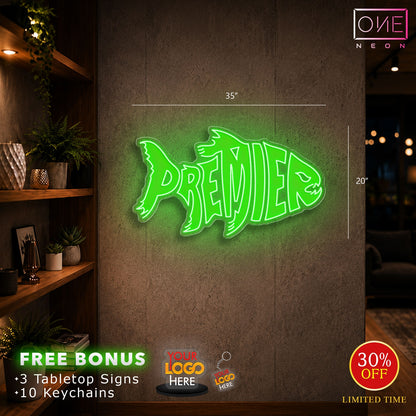 Enseigne néon LED œuvre d'art Tatoueur