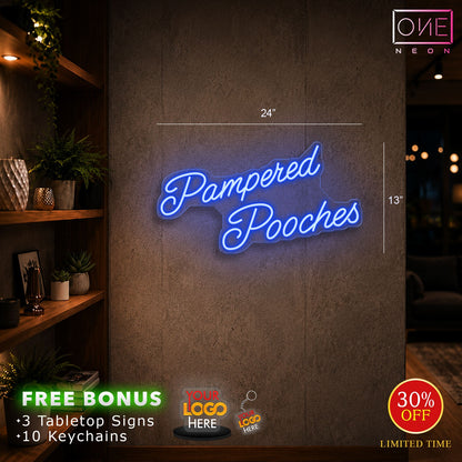 Pampered Pooches | LED Neon Sign