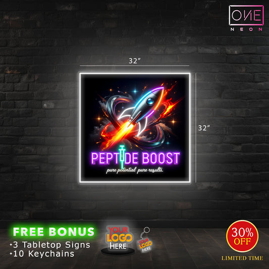 PEPTIDE BOOST | LED Neon Signs
