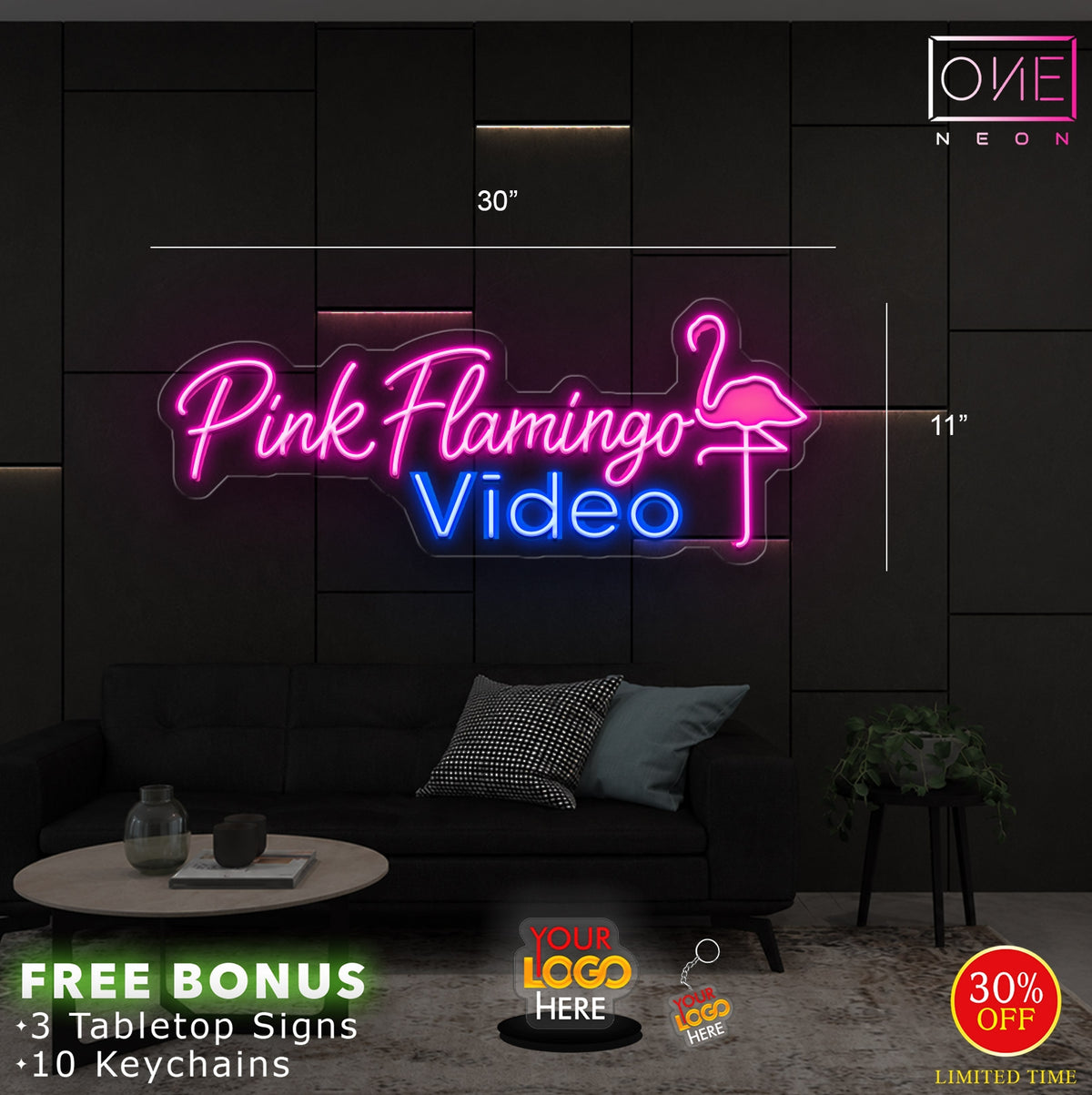 Pink Flamingo Video | LED Neon Sign