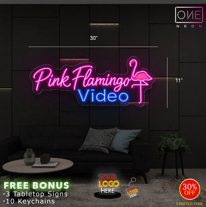 Pink Flamingo Video | LED Neon Sign