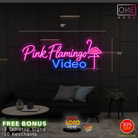 Pink Flamingo Video | LED Neon Sign