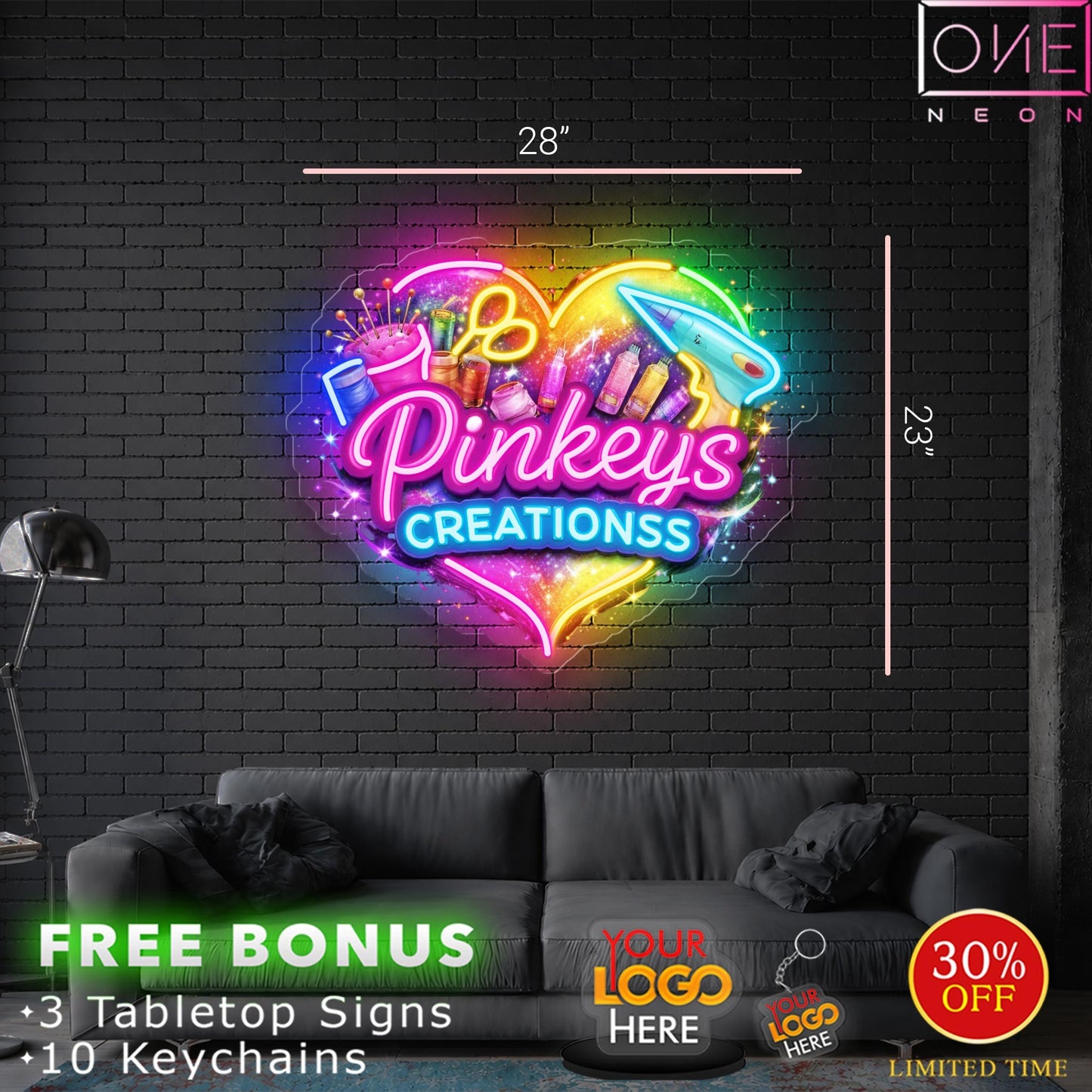 Pinkeys Creations | LED Neon Sign