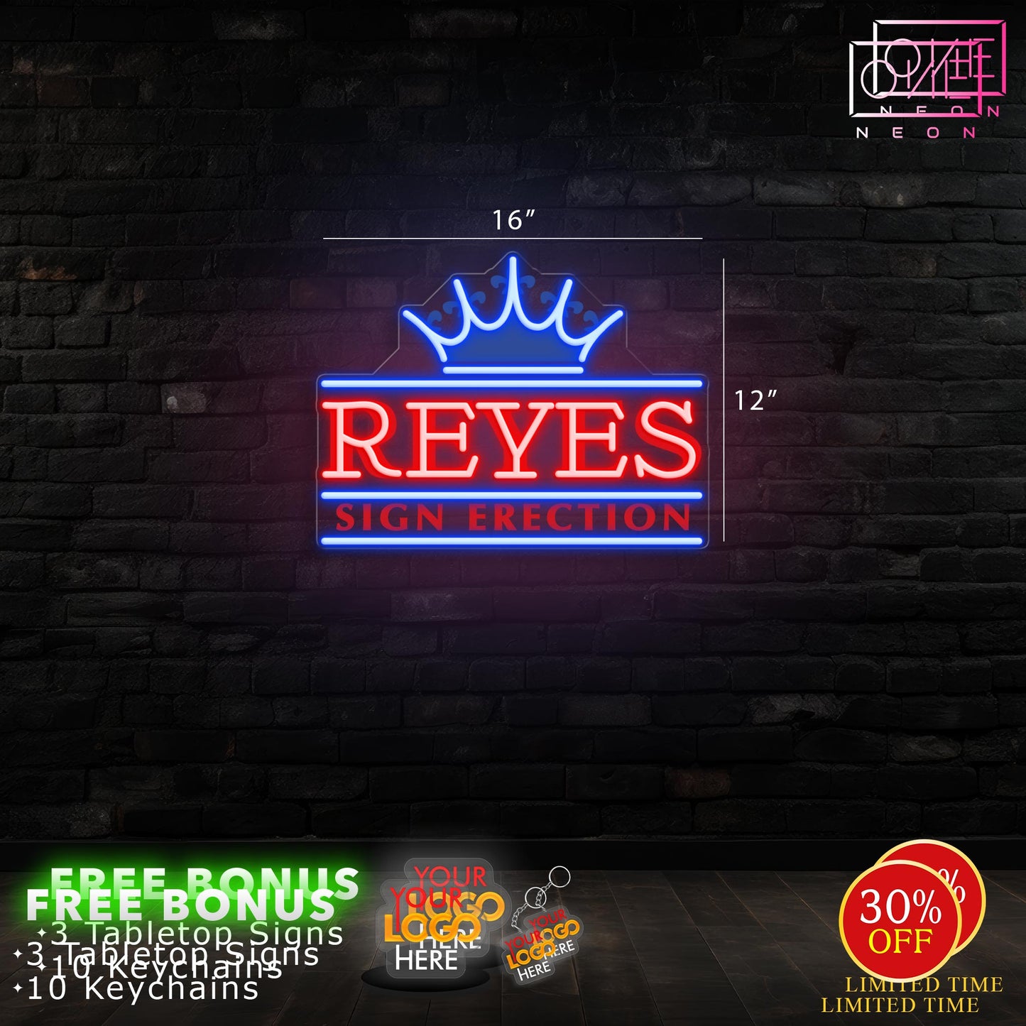 REYES | LED Neon Sign