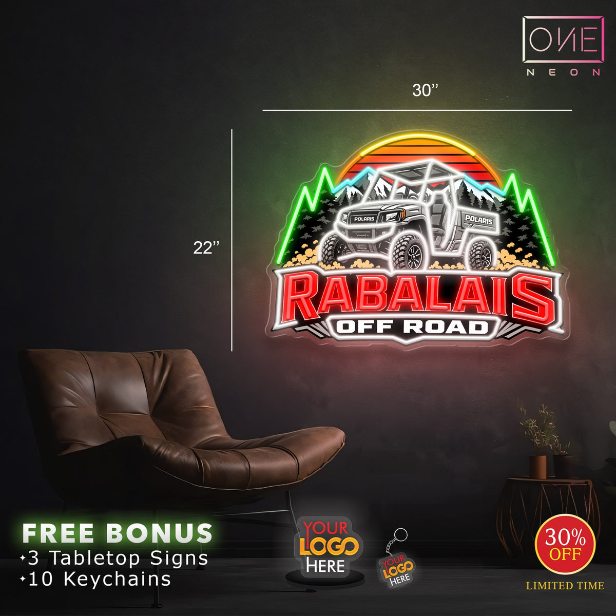 Rabalais Off Road | LED Neon Sign